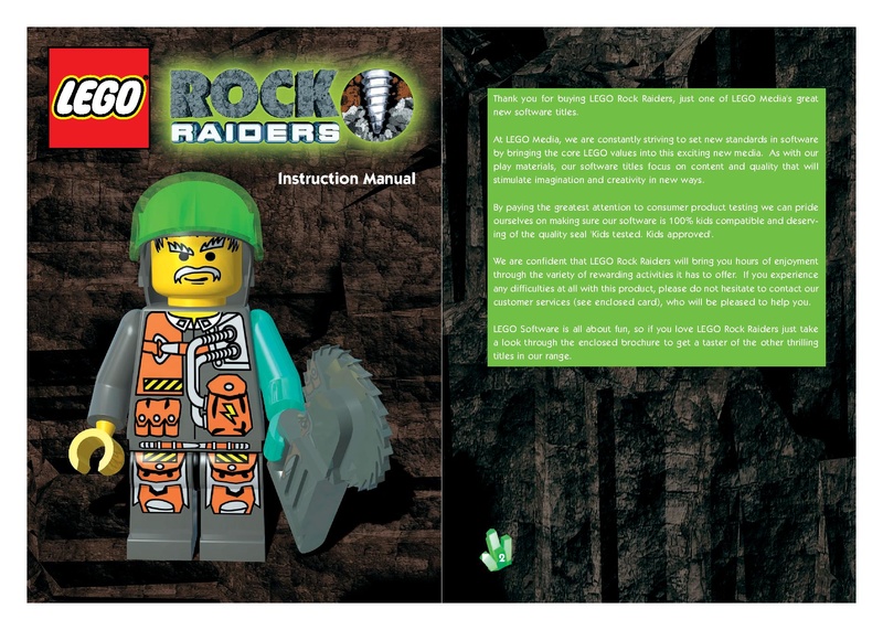 lego rock raiders game support